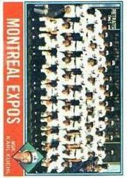 1976 Topps Baseball Cards      216     Montreal Expos CL/Karl Kuehl